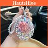 Elegant Crystal Glass Mirror Keychain Perfectly Practical And Fashionable Accessory