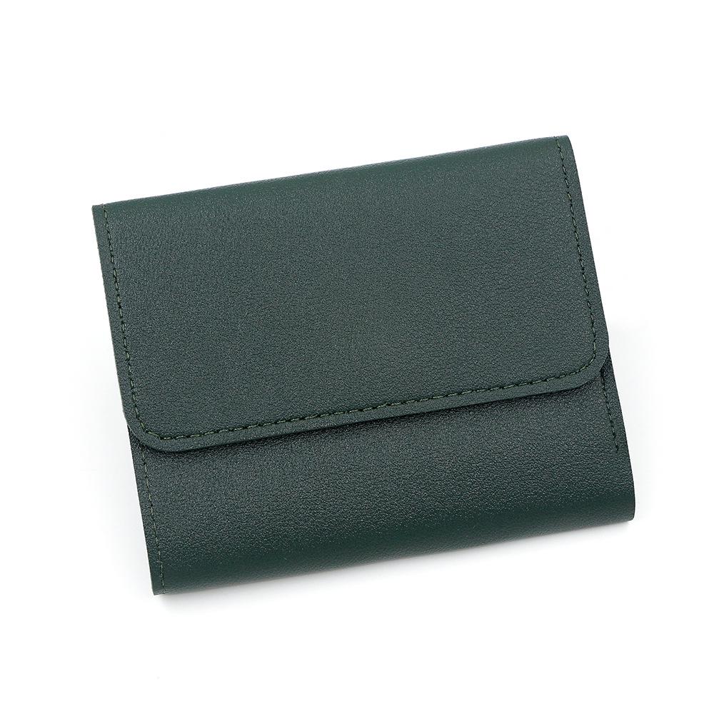 Women's Large Capacity Trifold Wallet & Coin Purse - Korean Fresh & Ladylike Style with Card Holder