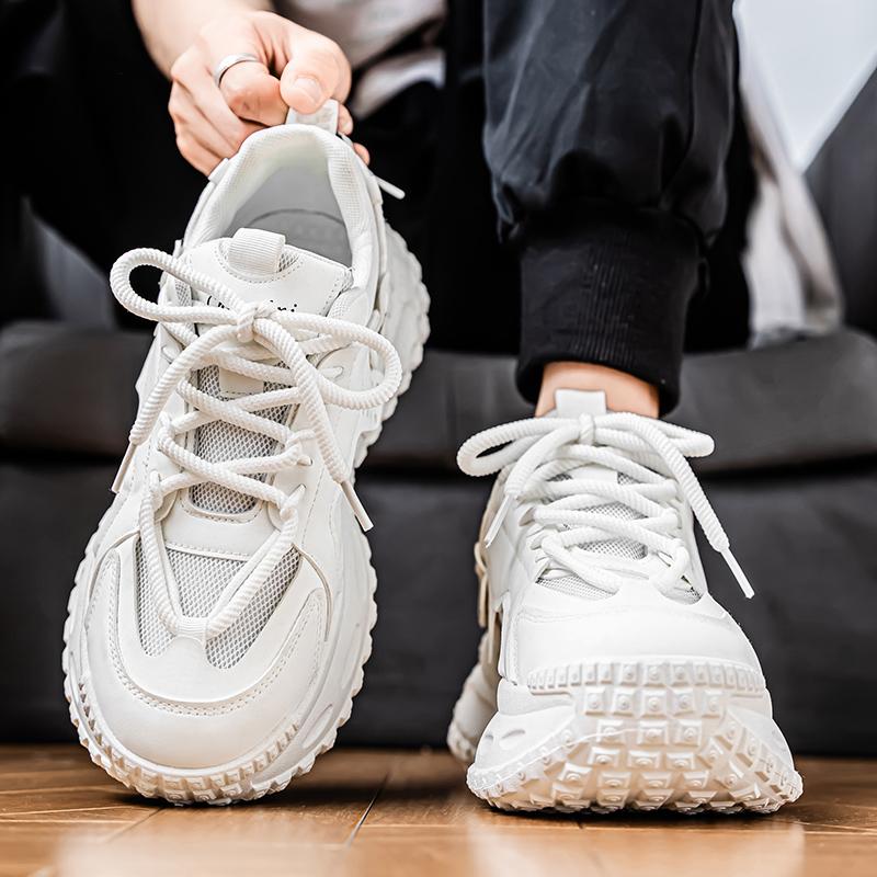 Men's Shoes Spring and Summer Mesh Breathable Casual Sports Shoes Running Shoes Dad Shoes