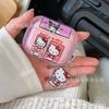 Cute illustration pink kt cat apple AirPods 1 /1 earphone protective case cover 1pro second and third generation silicone case