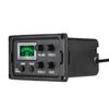 Acoustic Guitar 3 Band EQ Equalizer Tone and Volume Amplifier Preamp Piezo Pickup with Tuner Phase Function LCD Display