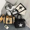 Luxusní dámská crossbody taška s velkou kapacitou, pár, taška přes rameno, nová ležérní nylonová taška, luxusní kabelka se šňůrkou.
