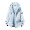 Men Women 3-in-1 Waterproof Windproof Hiking Jacket With Fleece Inner Layer Winter Outdoor Mountaineering