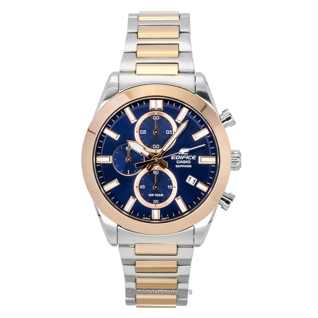 Casio Edifice Analog Chronograph Two Tone