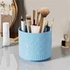 Drillless Cosmetic Brush Holder 360 Degree Rotating Spacious Makeup Organizers Cups For Desk Bathroom Countertop