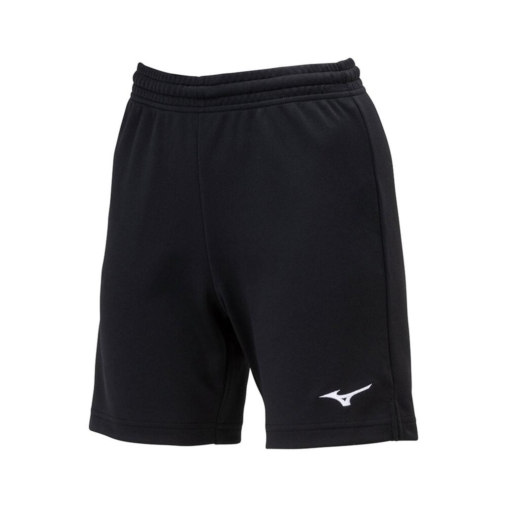 Mizuno Volleyball Wear Junior Knit Black Shorts, Material, Kids, Unisex, V2MBB411,