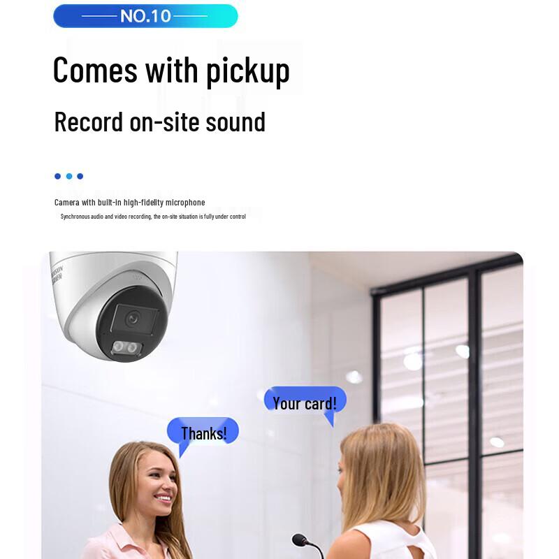 HIKVISION 8MP Διπλού Φωτισμού Πλήρους Χρώματος PoE IP Κάμερα Ασφαλείας Βύσμα CN (περιλαμβάνεται αντάπτορας)