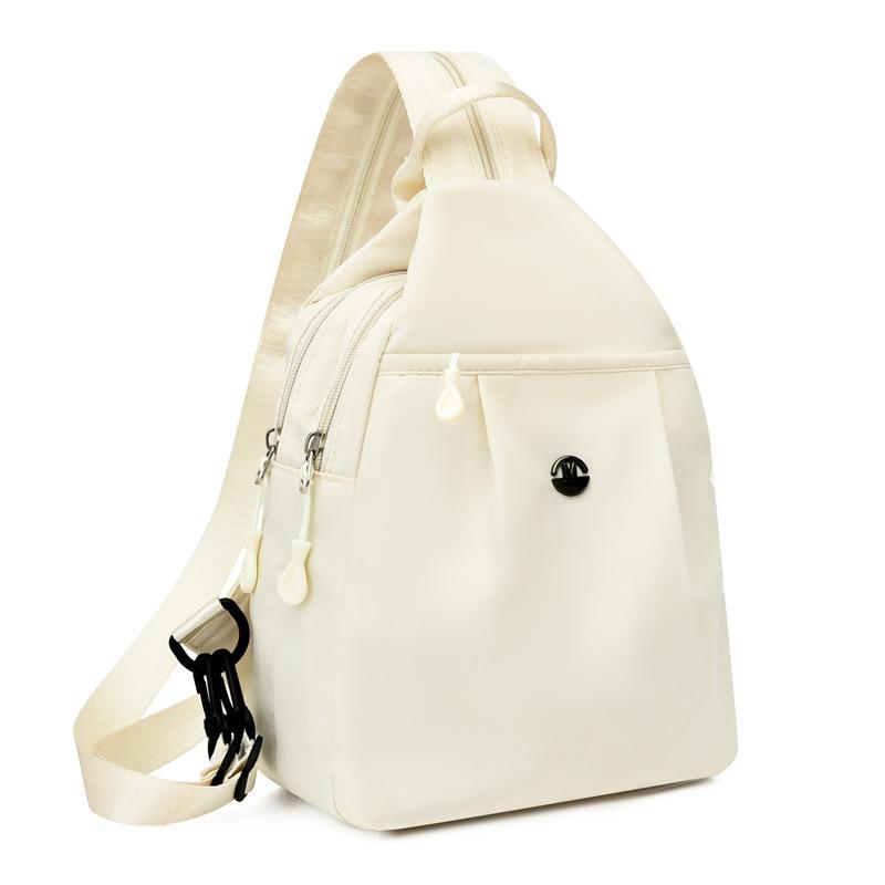Women's Nylon Backpack Lightweight Multi-Pocket Daypack Casual Rucksack for School Travel & Daily Use