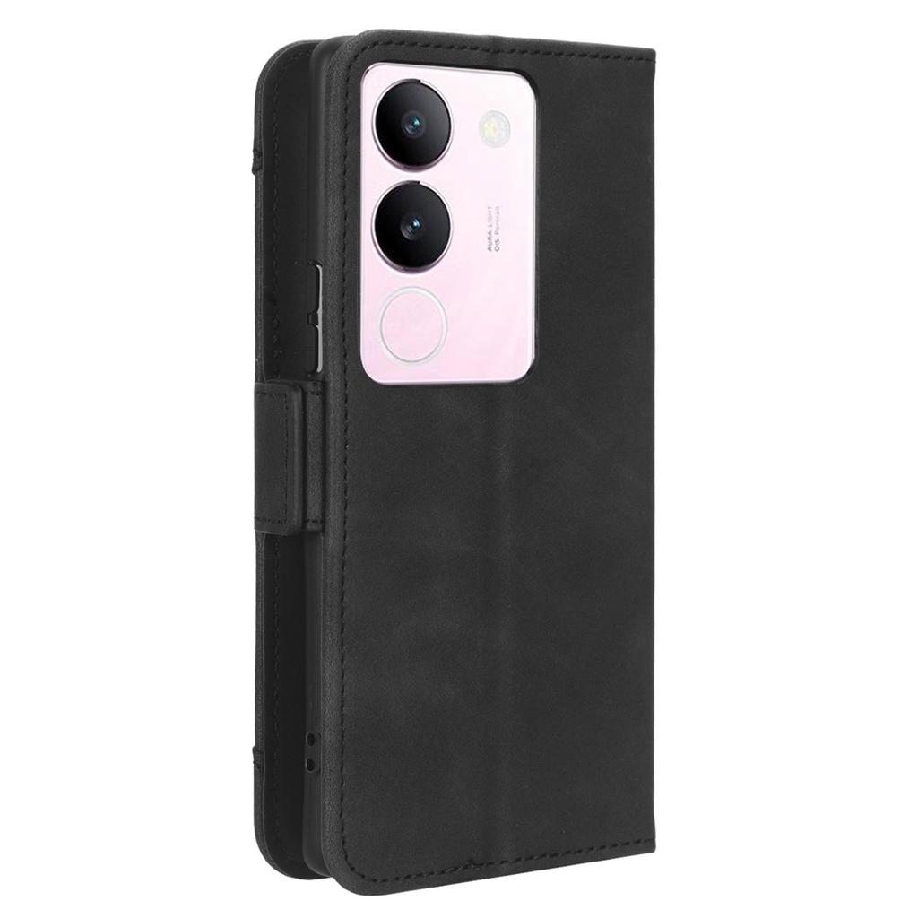 For vivo V29 5G/S17 5G/S17 Pro 5G/S17t 5G Multiple Card Slots PU Leather Phone Cover Foldable Stand Case Wallet Phone Shell