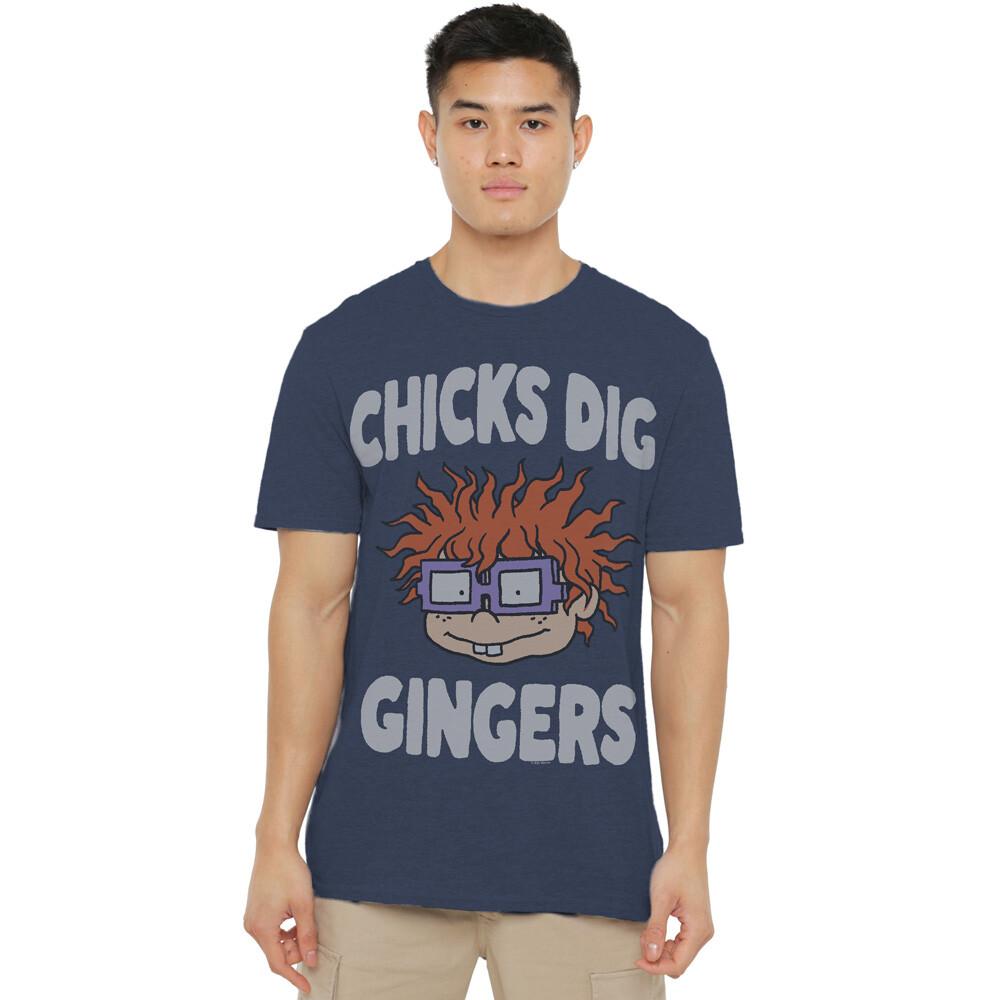 Rugrats Chicks Dig Gingers T-Shirt S-2XL Navy XXL