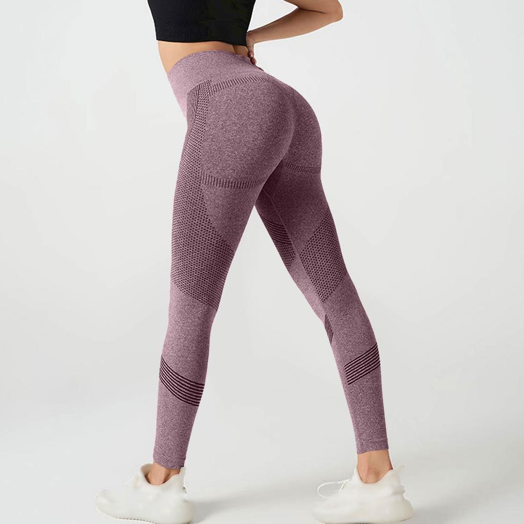 Women's Casual Seamless Hip Lifting Fitness Pants With Tight Fit And High Waist, Seach Hip Yoga Pants