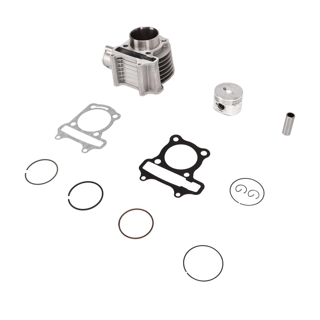 Engine Cylinder Assembly Kit with Piston Gaskets Aluminum Alloy for GY6 4Stroke 125cc Scooter Motorcycle ATV Go Karts