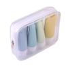 4PC/Set Silicone Travel Essentials Cosmetics Bottles Squeeze Containers Leakproof Refillable Bottle For Shampoo Conditioner