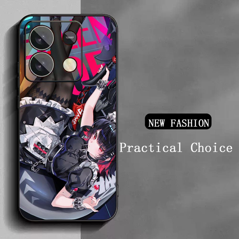 Ellen joe cute game girl design poster Phone Case For Redmi Note 14 13 12 11 Pro Plus S 5G 14C A3 Soft Black Phone Cover