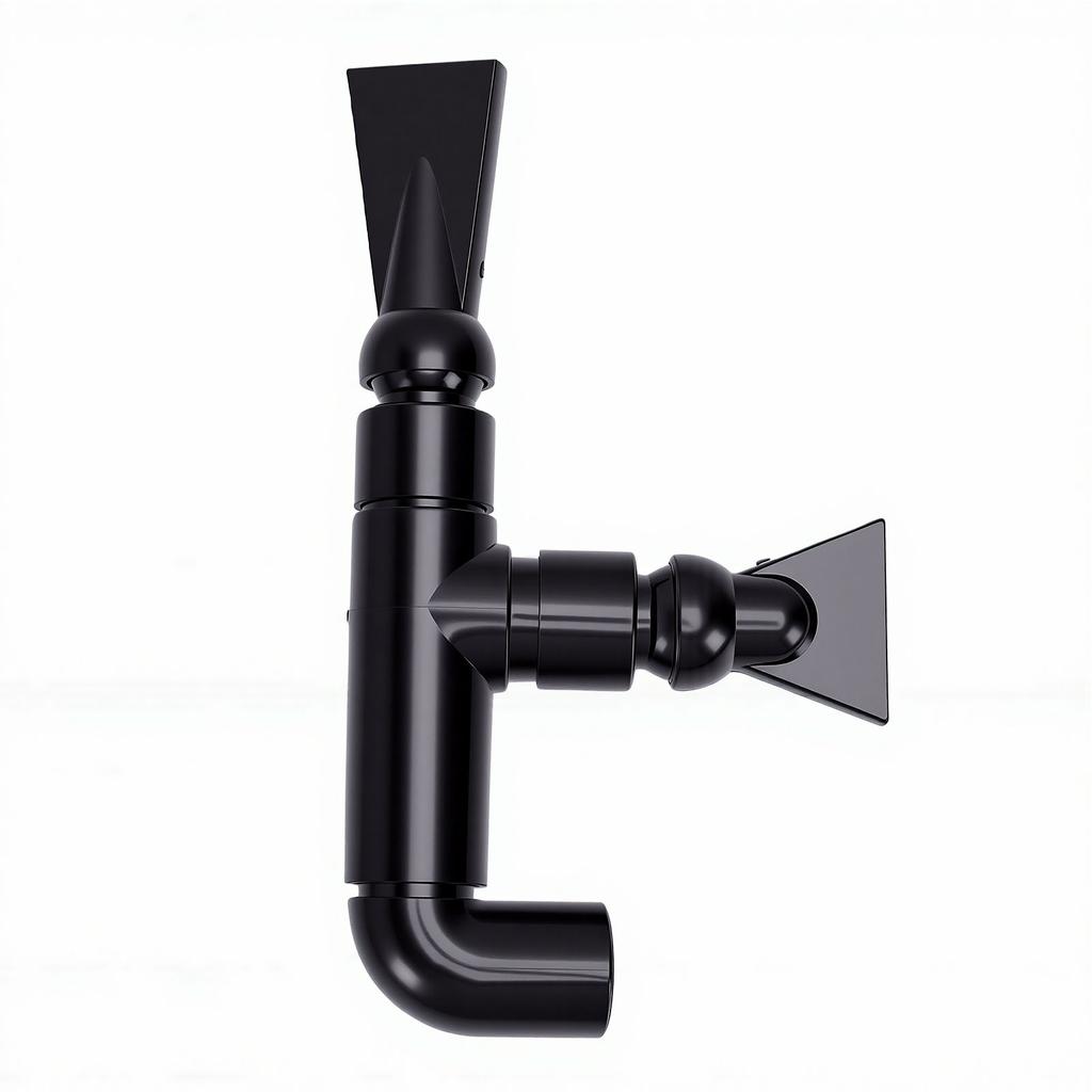 Fish Tank Double Nozzle PVC Aquarium Tanks Outlet Water Outflow Pipe Connector Versatile Tube Accessory External