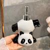 Creative Children Panda Ceramic Soap Dispenser Panda Shape Soap Dish Bathroom Decoration Accessories Shampoo Bottle Girls Gift