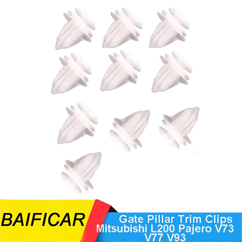 New 10 Pieces Gate Pillar Trim Clips Panel Clip MU481245 For Mitsubishi L200 Pajero V73 V77 V93 10 Pieces