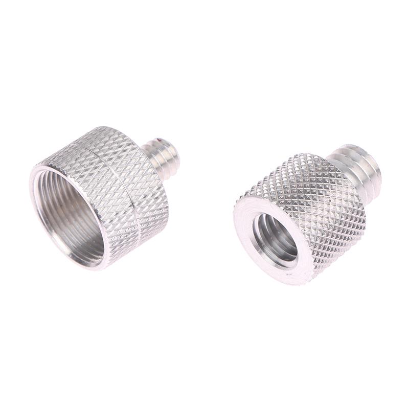 3/8" To 1/4" Male To Female Thread Screw Mount Adapter Tripod Plate Screw Capacitor Mic Shockproof Frame Screws