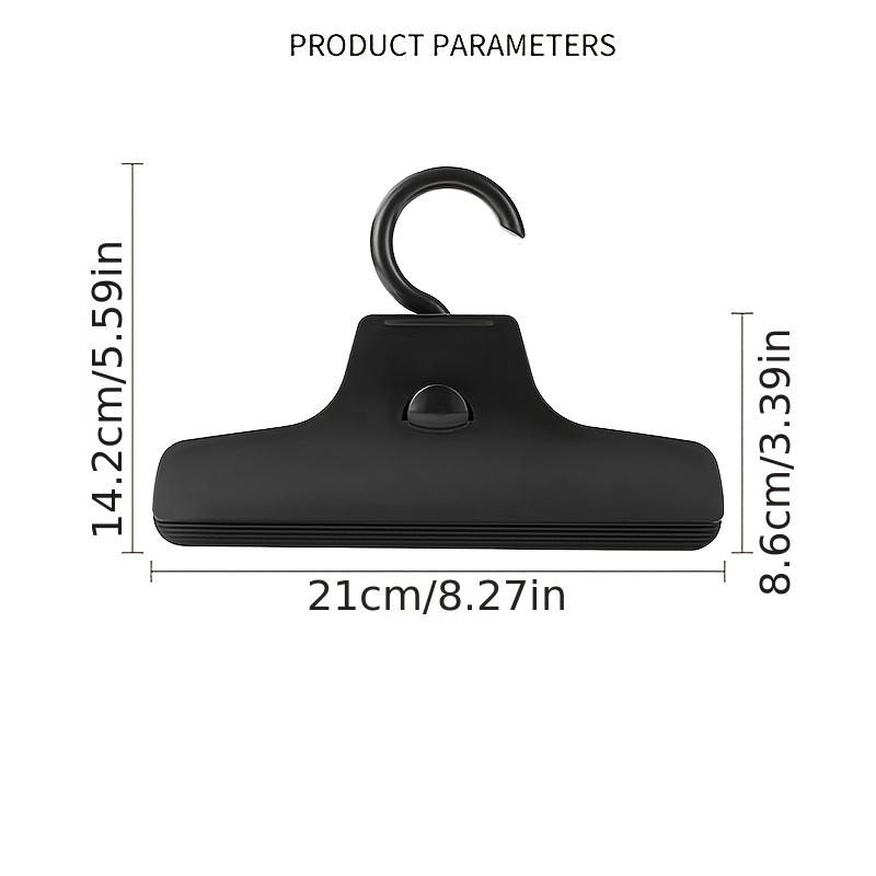 3pcs Seamless Trouser Clips - Crease-Resistant Durable Plastic Pants Hangers with Ergonomic Design for Closet Organization