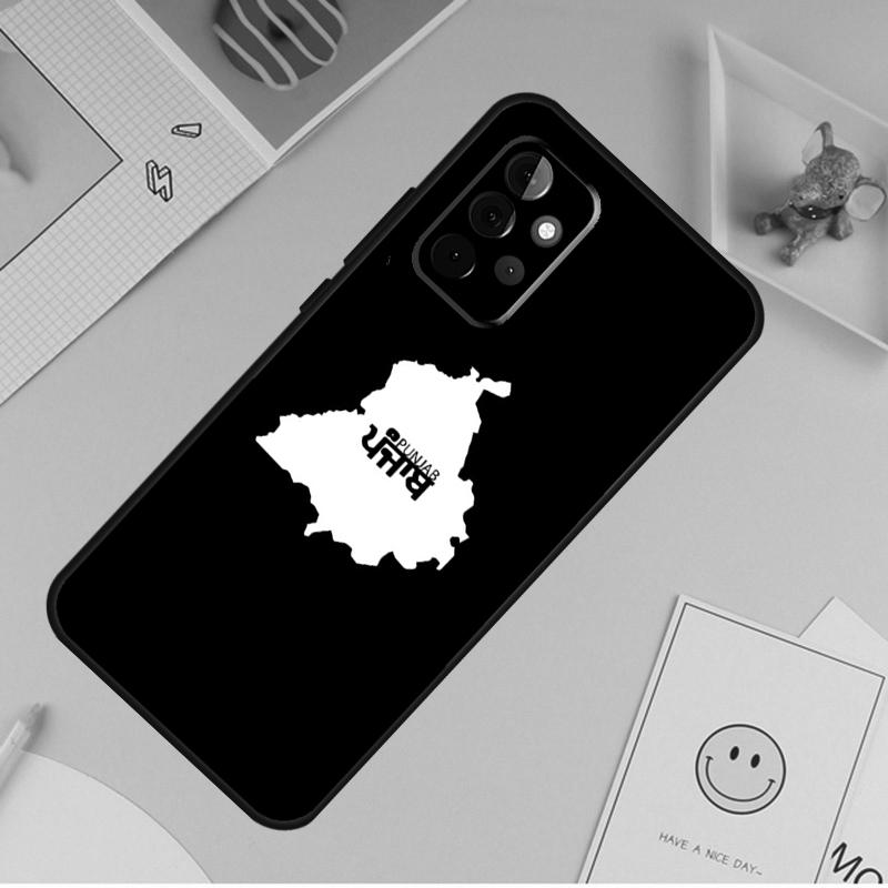 Punjab Map Case For Samsung Galaxy A36 A16 A56 A06 A54 A34 A14 A13 A53 A12 A22 A32 A52 A35 A17 A15 A55