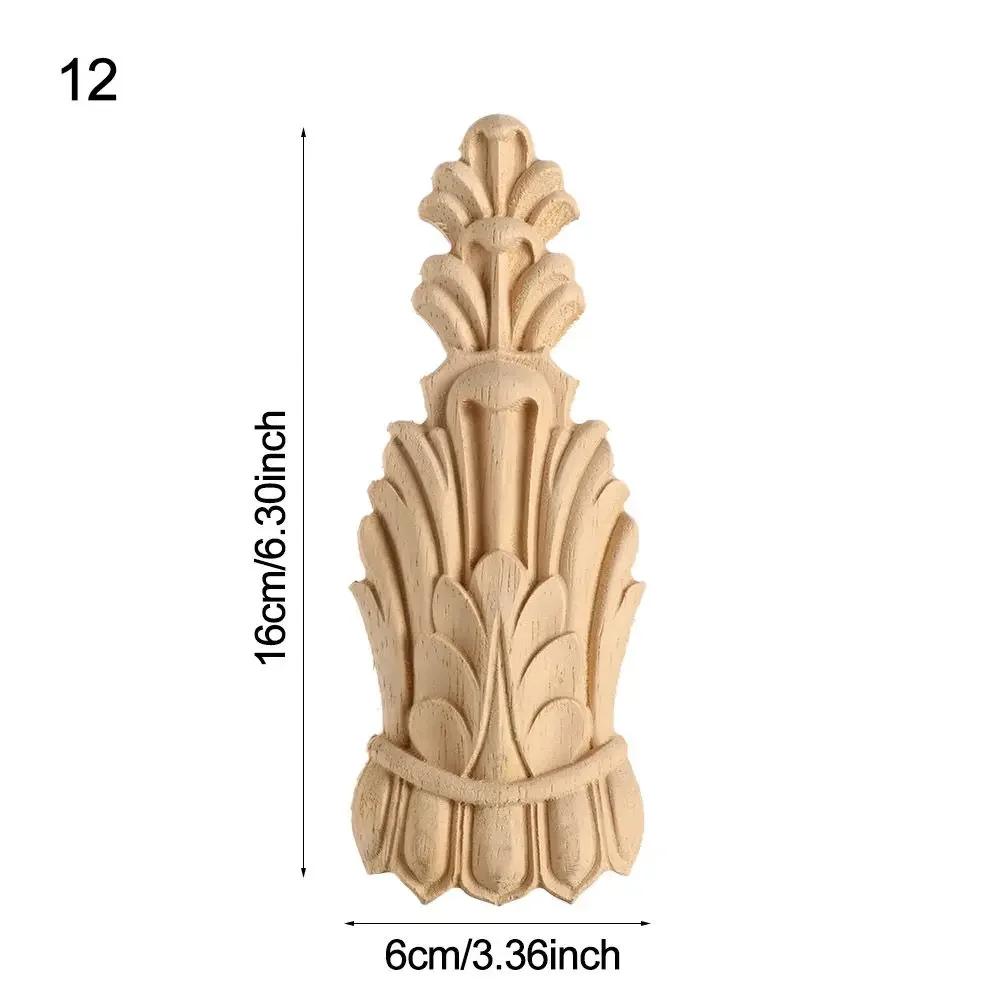 Solid Accessories European Style Vintage Wood Carved Home Decor Furniture Foot Legs Cabinet Seat Feets