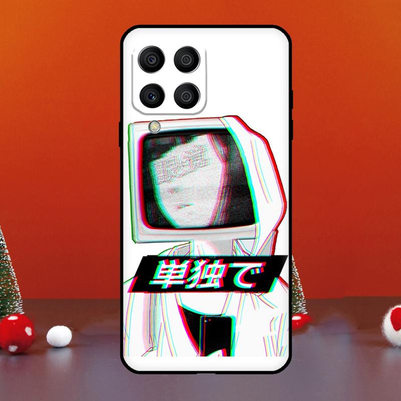 Sad Anime Aesthetic Senpai For Samsung Galaxy M52 M32 M12 M11 M21 M31 M13 M33 M35 M53 M55 M15 M14 M34 M54 M06 M16 Case