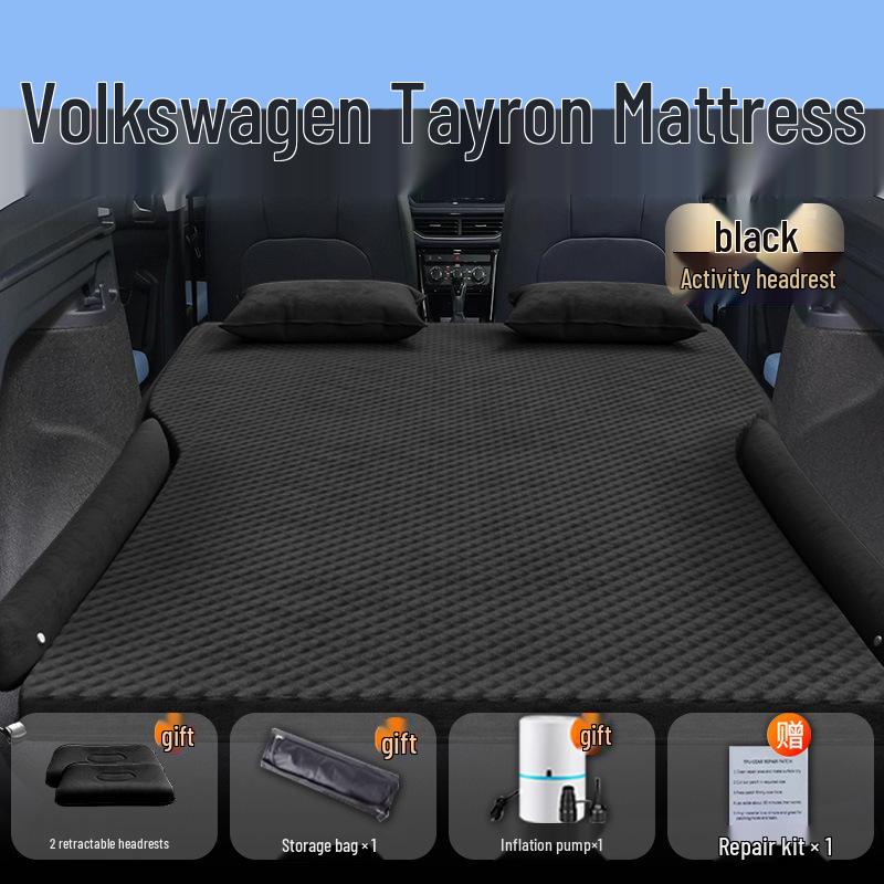 Volkswagen Tharu Car Bed Air Mattress: Fits 25 Models - Rear Seat Inflatable Sleeping Pad.