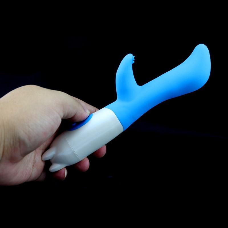 Waterproof Dual Shock G Spot Massager Sex Products Vibrators For Women