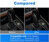 Carbon Fiber Style Gear Shift Collar for Subaru XV Forester Outback Impreza Interior Trim