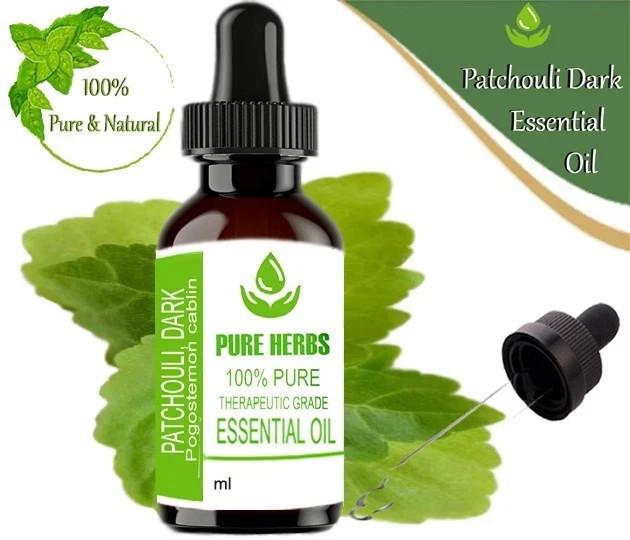 Pure Herbs Patchouli Dark 100% Pure Pogostenmon Cablin Essential Oil UKZA 633