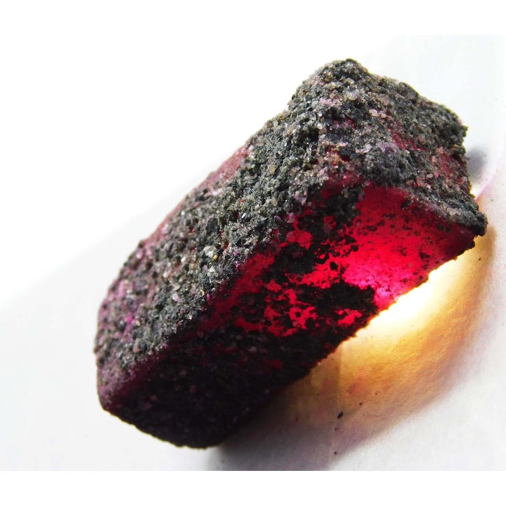 Earth Mined Uncut Red Rough 120.99 Ct Natural Powerful Healing Dyed CERTIFIED