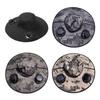 Solar Fan Hat with Dual Rechargeable Fans Design Wear-Resistant Sun Protection