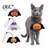 Puppy Holiday Costume Accessory Halloween Pet Collar Charm, Plush Ghost Pumpkin Pendant, Soft Stuffed Gift for Lovers Hanging Ornament Cats,