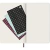 Moleskine 2026 Weekly Planner 12-Month Precious & Ethical Large Black Vegan Leather VEGEA Python Pattern DSPRETB12WN3BY26