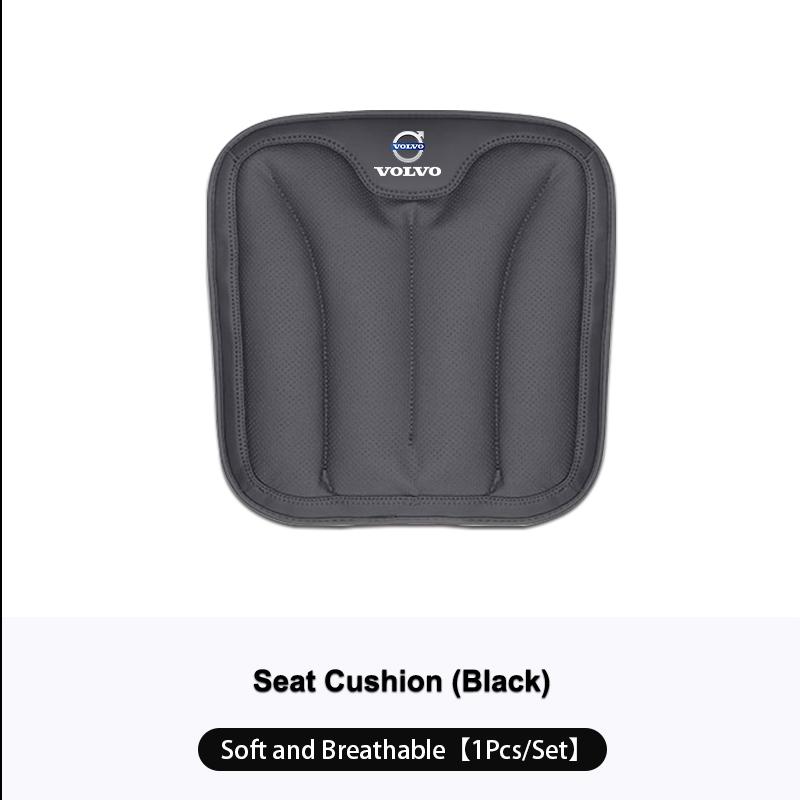 Car Interior Neck Pillow Leather Lumbar Breathable Seat Cushion For Volvo XC90 V90 V60 XC60 V40 EC40 EX40 S80 S60 S90 C40 XC40