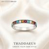 Ring Elegance Colourful Stones Europe Romantic Fine Jewelry For Women  New Real   CopperGift