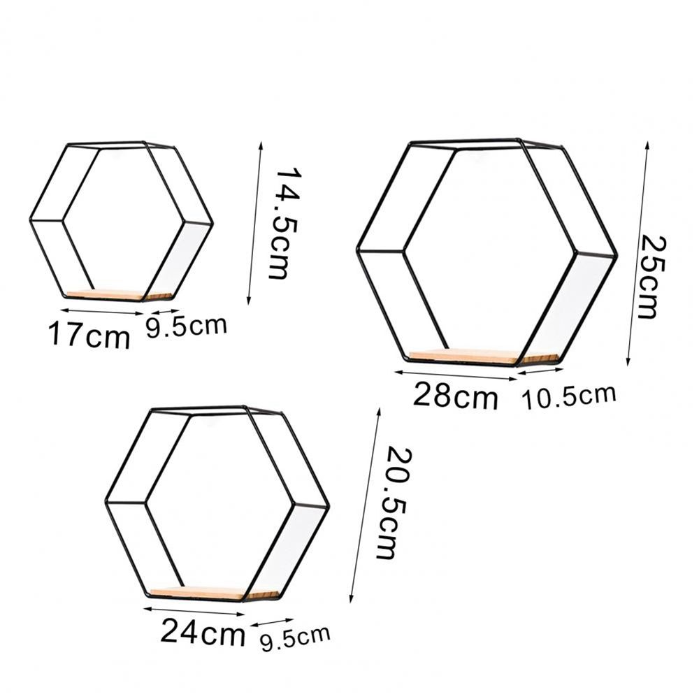 Iron Stand Bedroom Decoration Wall Ornaments Home Decor Storage Shelf Wall Decoration Storage Rack