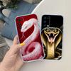 BH15 Cobra Snake Transparent Phone Case for Motorola Moto G40 G04 G05 One Ace Action  Fusion + Plus Hyper Macro Vision Zoom