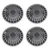 4PCS R15 Hub   15 Inch Thick ABS Stylish Wheel   Cover Hub  Replacement for   500
