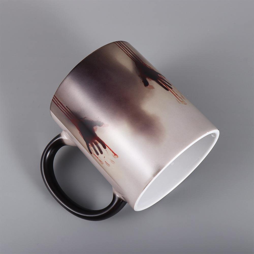 Novelty Heat Sensitive Halloween Decoration Creative Coffee Mug Tea Cup Milk Bottle Drinkware