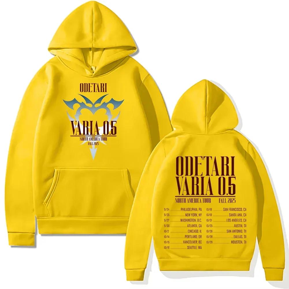 Rapper Odetari Hoodie Odetari VARIA North Graphic Hoodies Male Hip Hop Oversized Hoody Fashion Clothes Y2K Pullovers All-Match