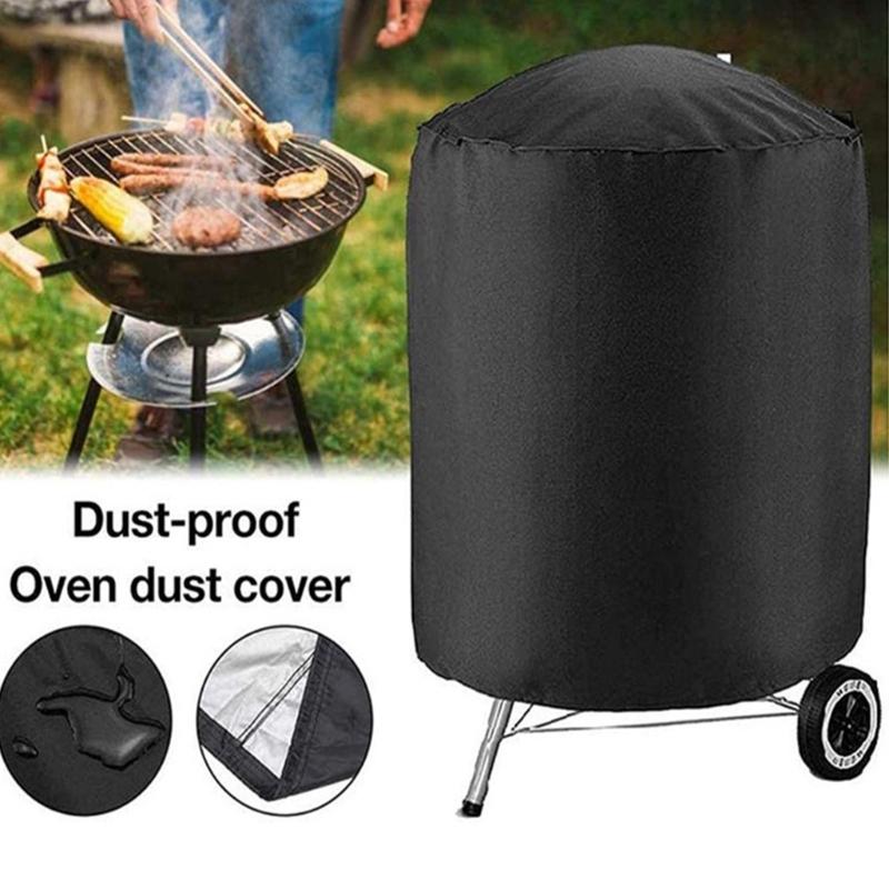 Sun Protecting Outdoor Grills Cover With Elastics Closures And Compacts Storage For Charcoals Barbecues