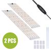 LED Grow Panel Licht Ultradünn Vollspektrum Dimmbar Timer Pflanzenlichter Unter Schrank Wachstumslampe für Zimmerpflanzen Regal