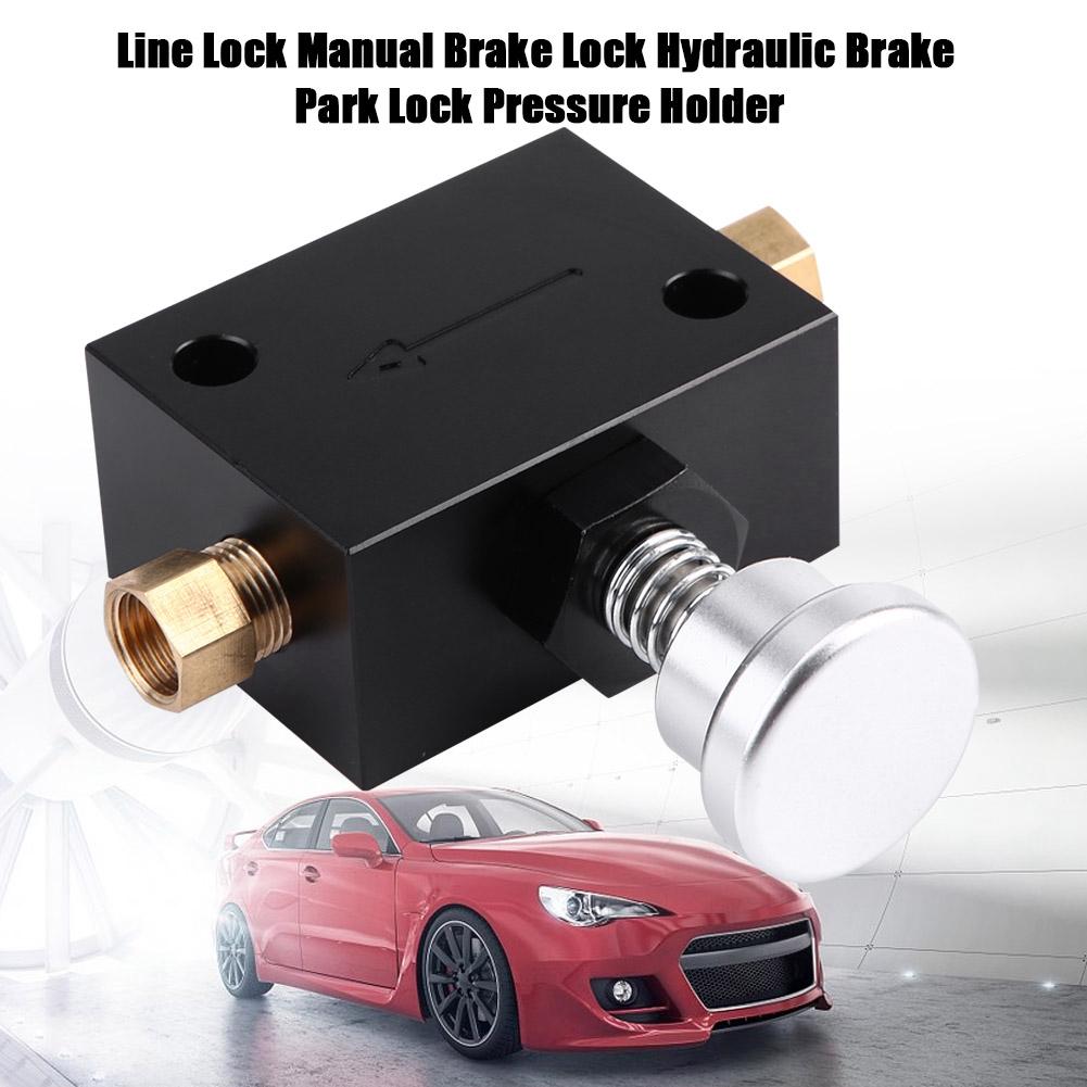Line Lock Manual Brake Lock Hydraulic Brake Park Lock Pressure Holder for Cars Trucks