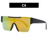 Damen Herren Vintage Retro Brille Unisex Big Frame Sonnenbrille Brillen