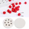 Food Grade Silicone Mold Blueberry Raspberry Mulberry Fruit Sugar Coated Chocolate Clay DIY Handmade Dropper Mold