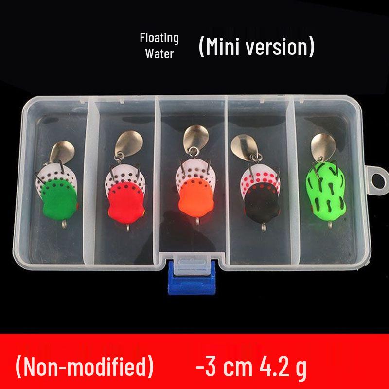 Schwimmende Froschköder Set: Weiche, Starke, Künstliche Froschköder mit Haken für Schwarzfisch