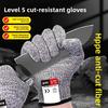 HPPE Level 5 Safety Anti Cut Gloves High-strength Industry Kitchen Gardening Anti-Scratch Anti-cut Glass Cutting Multi-Purpose
