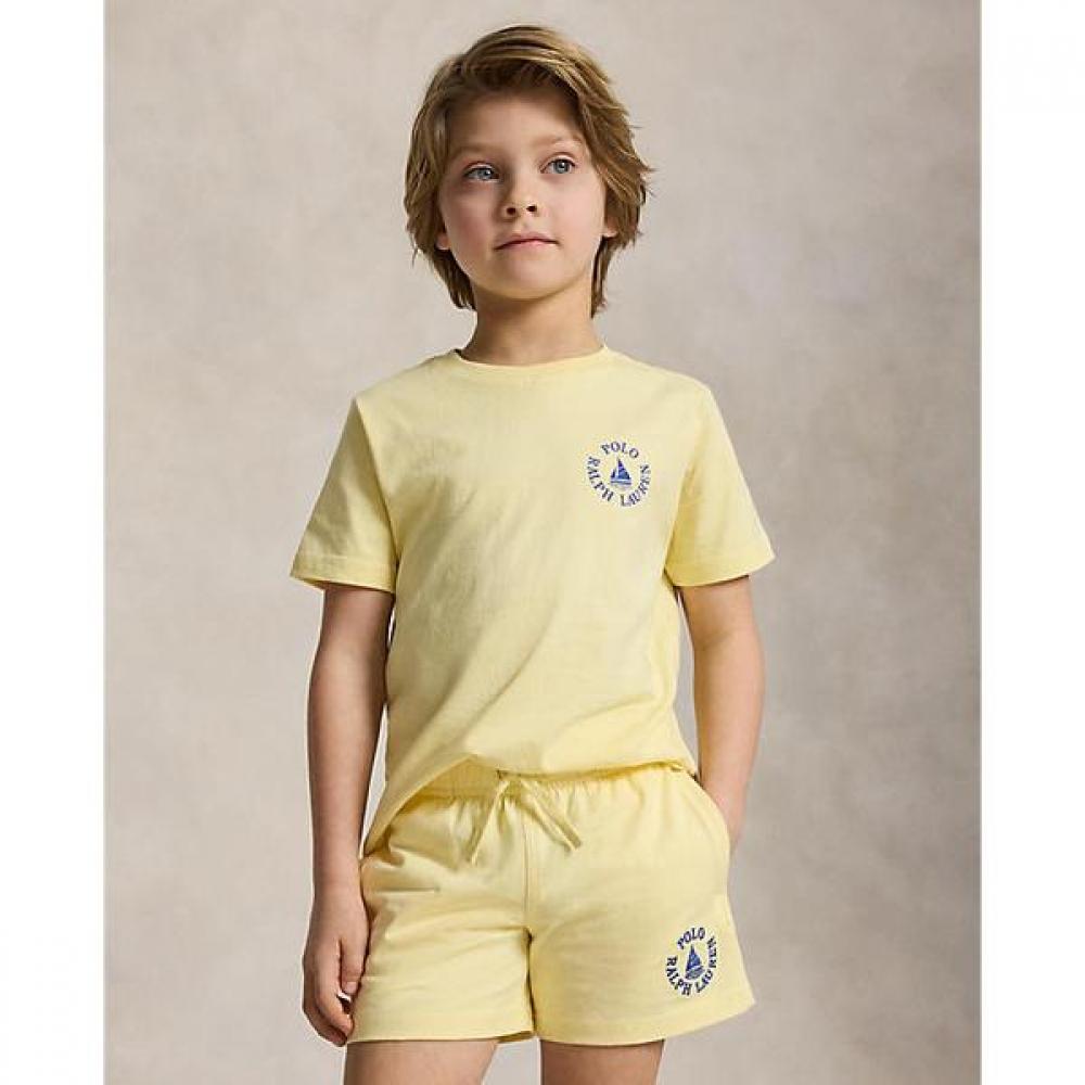 Polo Ralph Lauren Boys 2 7 Years Logo Cotton Jersey Tee Cwpotshb8021258700 2