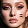 30pcs 3-Second Face Eye Decoration Patches - 3-Second Eye Makeup Lazy Patches - Matte Lazy Face Decoration Patches- Self-Adhesive Face Patches